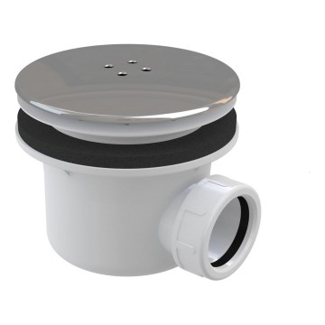 Ravak X01314 - Siphon pour receveur de douche Ø 11,6 cm en chrome brillant