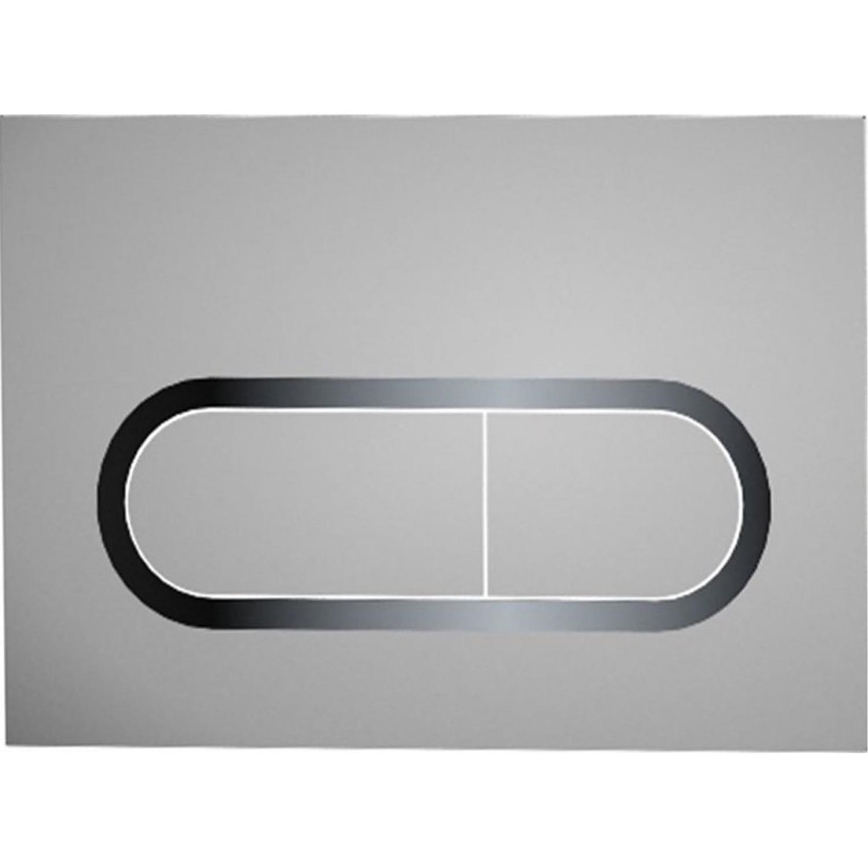 Ravak X01454 - Plaque de commande CHROME 24,7 x 16,5 cm, finition chromée mate