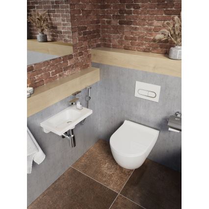Ravak X01535 - Hänge-WC randlos UNI Keramik/weiß