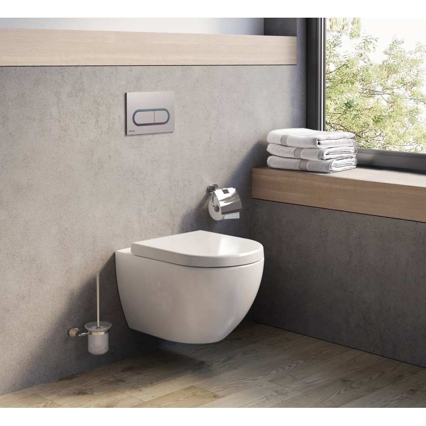 Ravak X01535 - Hänge-WC randlos UNI Keramik/weiß