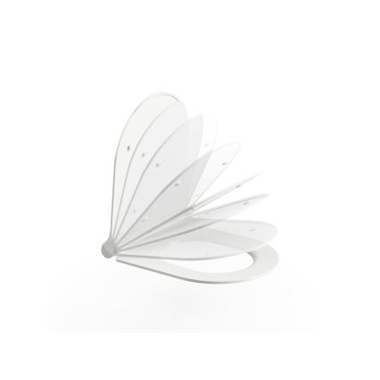 Ravak X01535 - WC suspendu UNI sans bride, en céramique, blanc