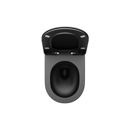 Ravak X01795 - Abattant WC SoftClose CHROME noir