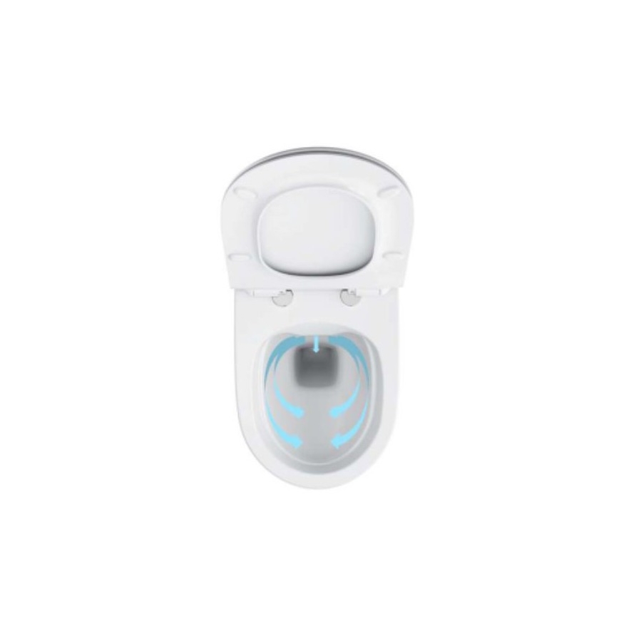 Ravak X01860 - WC suspendu sans bride VITA en céramique/blanc