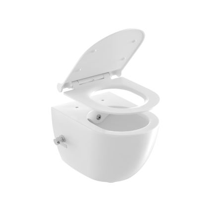 Ravak X01912 - Wand-WC mit Bidetdüse CHROME Keramik/weiß