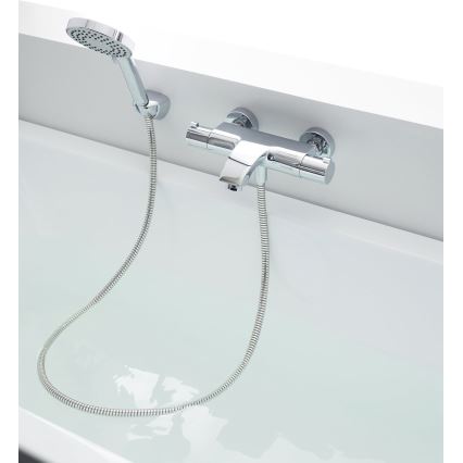 Ravak X070046 - Thermostatische Badewannenarmatur TERMO, glänzendes Chrom