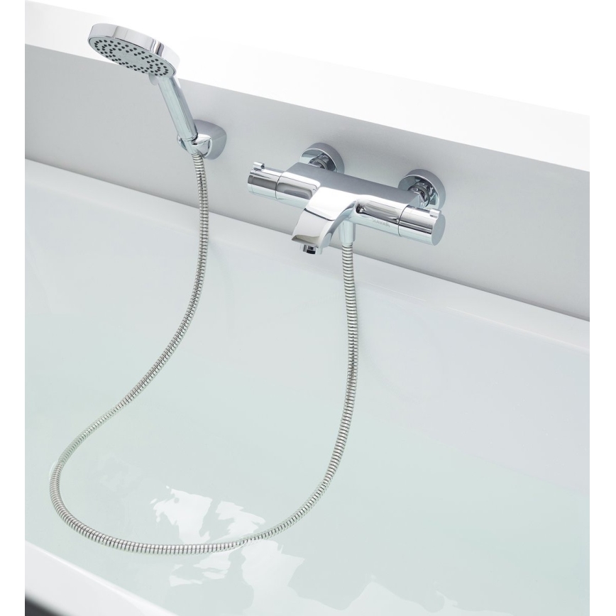Ravak X070046 - Thermostatische Badewannenarmatur TERMO, glänzendes Chrom