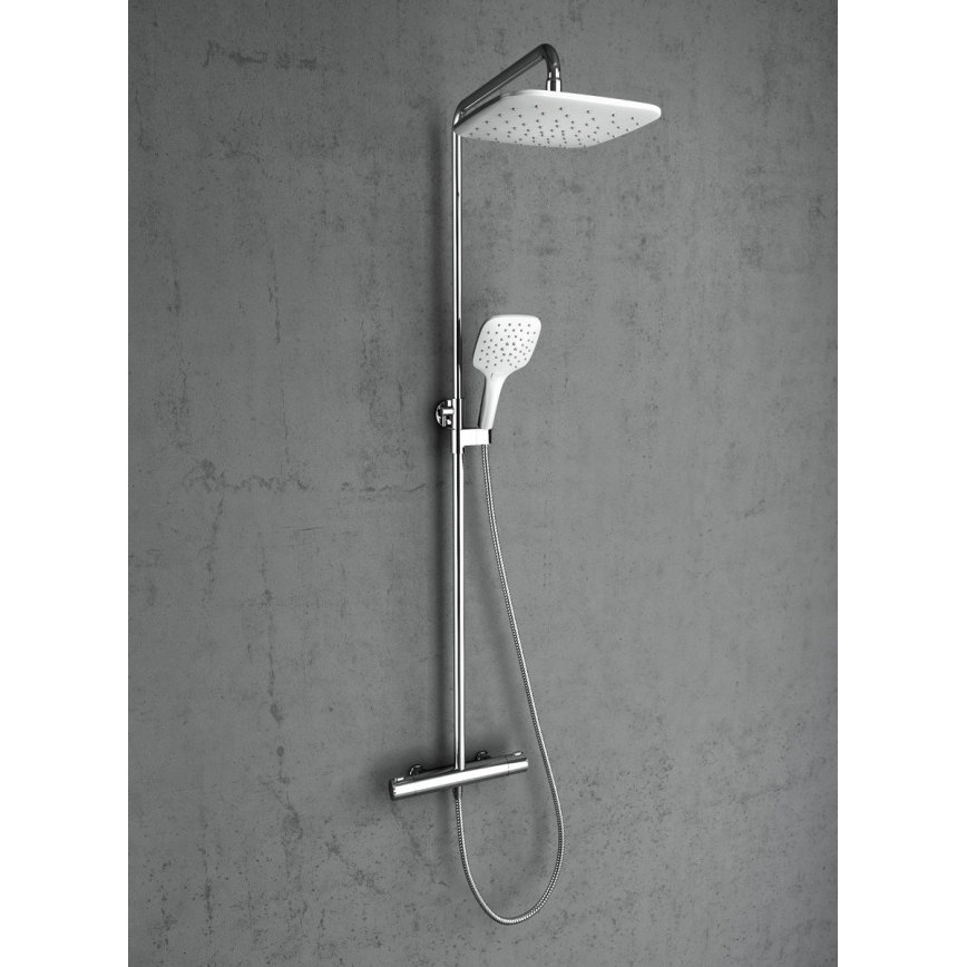 Ravak X070099 - Set doccia con miscelatore termostatico TERMO, cromo lucido