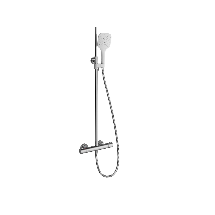 Ravak X070099 - Set doccia con miscelatore termostatico TERMO, cromo lucido
