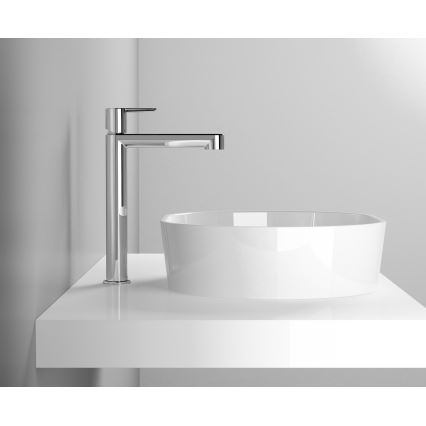Ravak X070114 - Waschtischarmatur PURI 32,2 cm glänzender Chrom