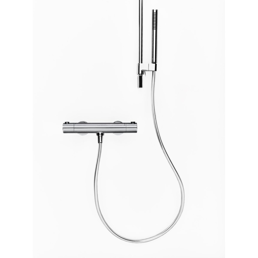 Ravak X070116 - Miscelatore termostatico per doccia PURI, cromo lucido
