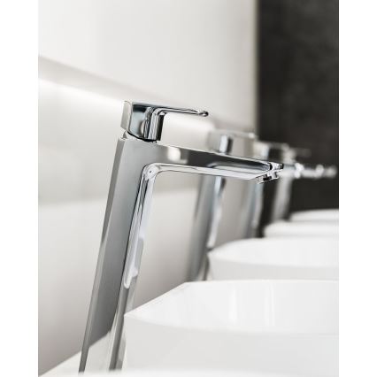 Ravak X070130 - Waschtischarmatur FREE 33,4 cm glänzend verchromt