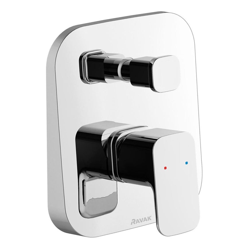 Ravak X070134 - Mitigeur de douche encastré FREE, finition chrome brillant