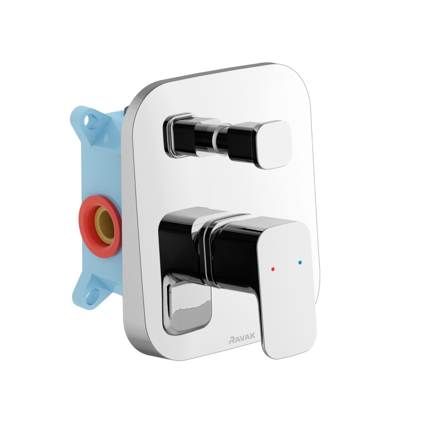 Ravak X070136 - Mitigeur de douche encastré FREE, fini chromé brillant