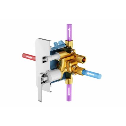 Ravak X070139 - Corpo base per miscelatori da incasso R-BOX VARI 13,9x14,6 cm