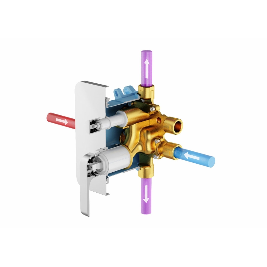 Ravak X070139 - Corps d'encastrement pour mitigeurs R-BOX VARI 13,9x14,6 cm