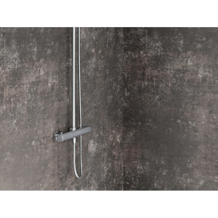 Ravak X070141 - Ensemble de douche avec mitigeur thermostatique FREE, chrome brillant