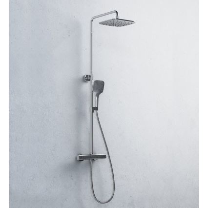 Ravak X070141 - Ensemble de douche avec mitigeur thermostatique FREE, chrome brillant