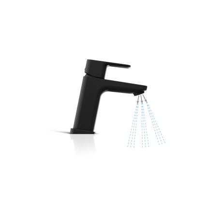 Ravak X070148 - Mitigeur lavabo FREE 14,4 cm noir