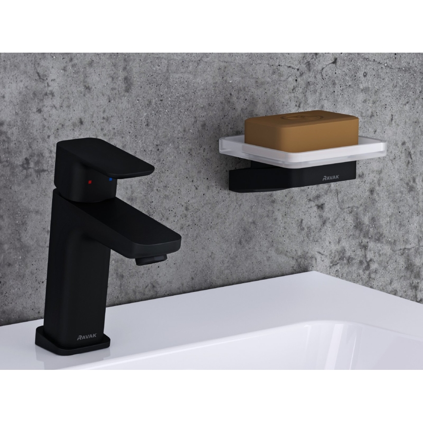 Ravak X070148 - Waschtischarmatur FREE 14,4 cm schwarz