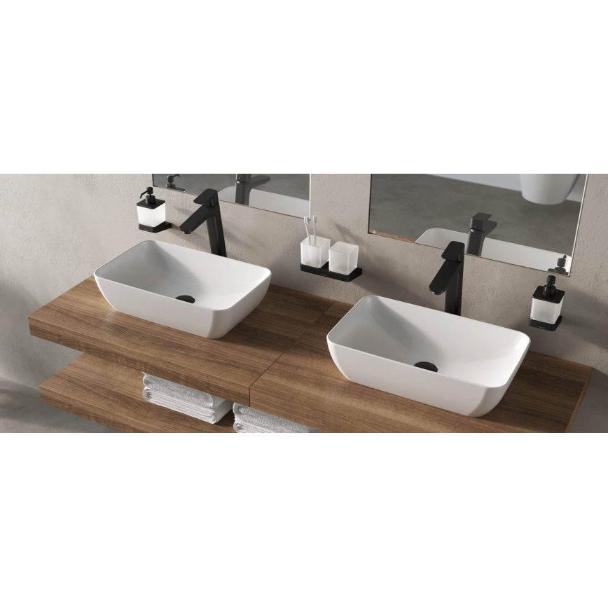 Ravak X070151 - Waschtischarmatur FREE 33,4 cm schwarz