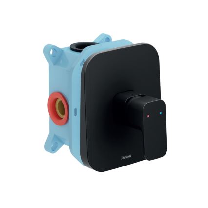 Ravak X070159 - Miscelatore doccia da incasso FREE nero