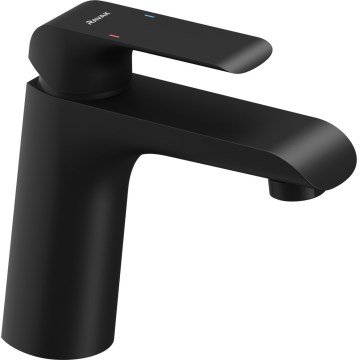 Ravak X070173 - Miscelatore per lavabo FLAT 15,1 cm nero opaco