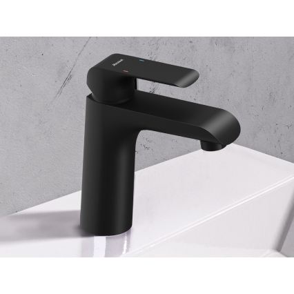 Ravak X070173 - Miscelatore per lavabo FLAT 15,1 cm nero opaco