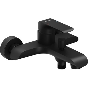 Ravak X070175 - Mitigeur de baignoire FLAT noir mat