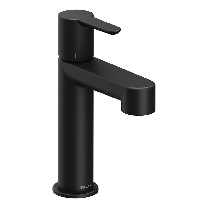 Ravak X070181 - Miscelatore per lavabo PURI 19,1 cm nero