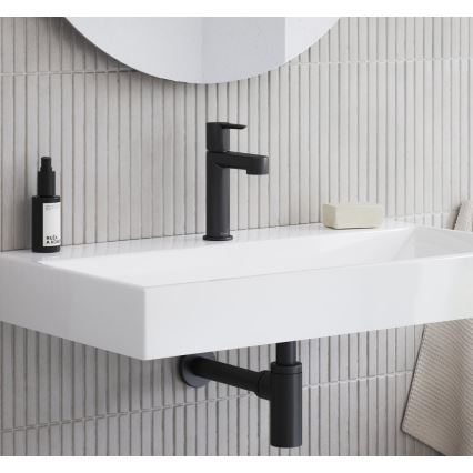 Ravak X070181 - Miscelatore per lavabo PURI 19,1 cm nero