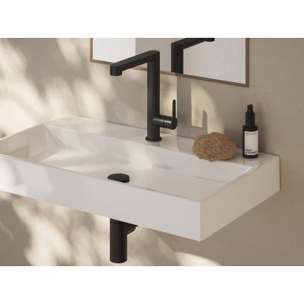 Ravak X070183 - Mitigeur de lavabo PURI 26,9 cm noir