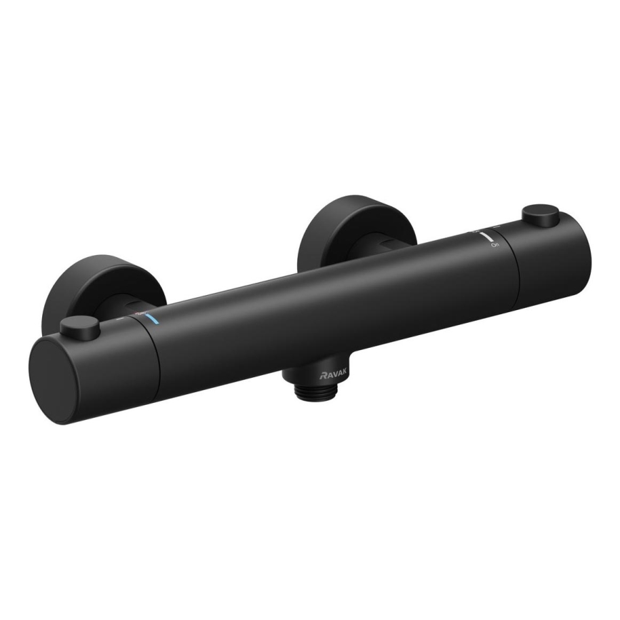 Ravak X070188 - Miscelatore termostatico per doccia PURI nero