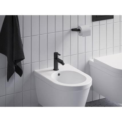 Ravak X070189 - Miscelatore per bidet + piletta PURI nera