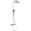 Ravak X070442 - Set doccia con miscelatore termostatico FLAT, cromo lucido
