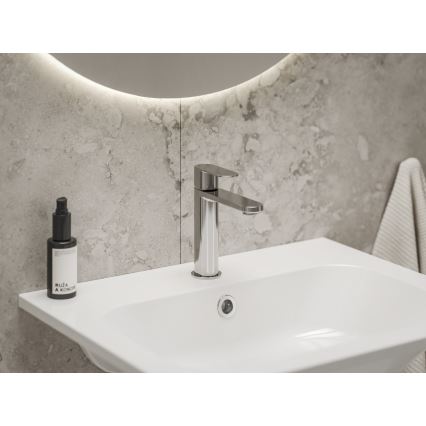 Ravak X070446 - Mitigeur de lavabo CHROME 17,7 cm, finition chrome brillant