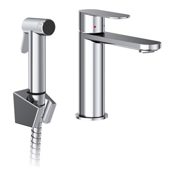 Ravak X070450 - Miscelatore per lavabo con doccetta igienica CHROME cromo lucido