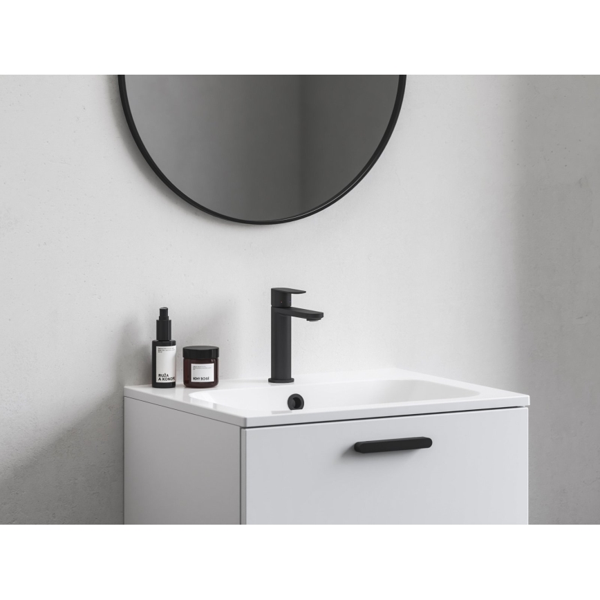 Ravak X070460 - Mitigeur pour lavabo CHROME 17,7 cm noir