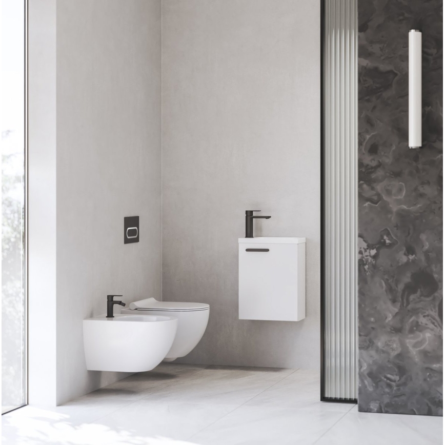 Ravak X070460 - Mitigeur pour lavabo CHROME 17,7 cm noir