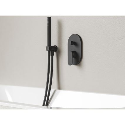Ravak X070466 - Miscelatore doccia da incasso CHROME nero