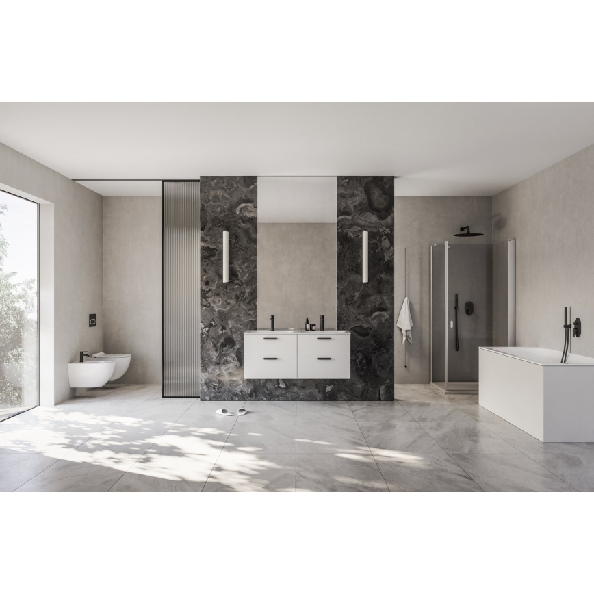 Ravak X070466 - Mitigeur de douche pour installation encastrée CHROME noir