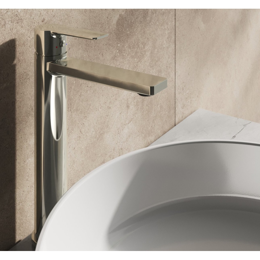 Ravak X070484 - Mitigeur pour lavabo SOLAR 29 cm chrome brillant