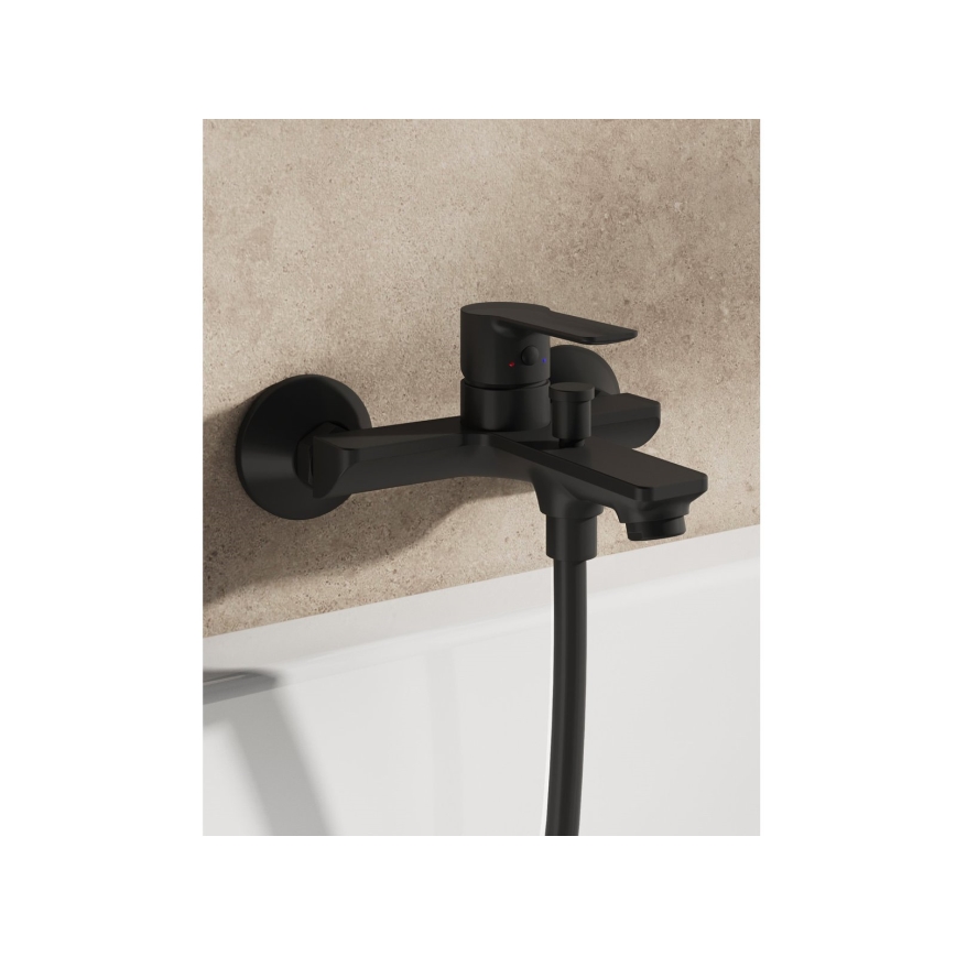 Ravak X070491 - Miscelatore per vasca SOLAR nero