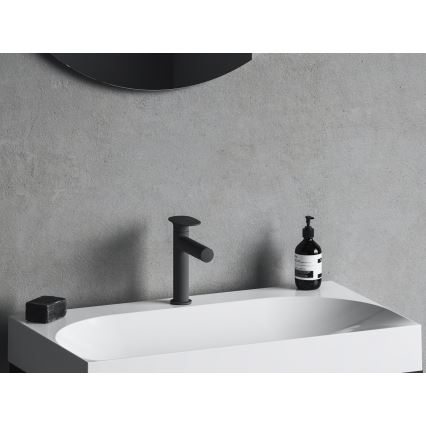 Ravak X070542 - Mitigeur de lavabo SPRING 18,9 cm noir