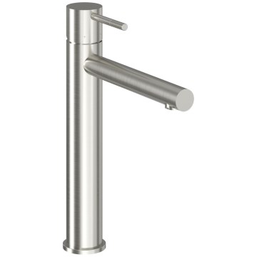 Ravak X070645 - Miscelatore per lavabo NOX 28 cm in acciaio inox spazzolato