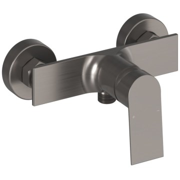 Ravak X070655 - Miscelatore doccia PLAN, grafite spazzolato
