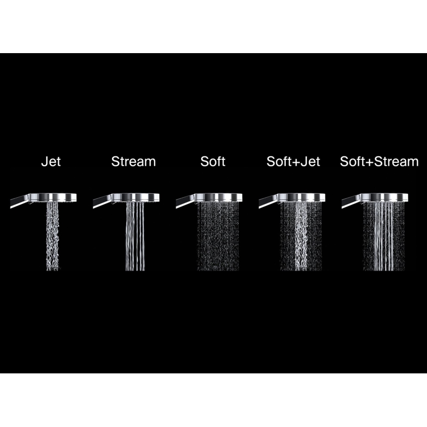 Ravak X07P008 - Handbrause, Hochglanz-Chrom