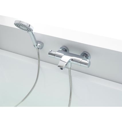 Ravak X07P009 - Douchette à main FLAT, finition chrome brillant