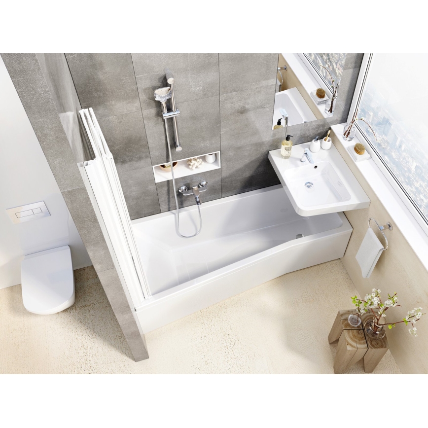 Ravak X07P012 - Barre de douche 66,5 cm chrome brillant