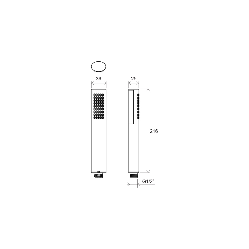 Ravak X07P114 - Doccetta a mano cromo lucido