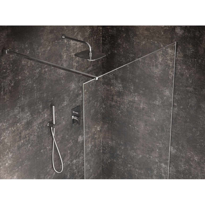 Ravak X07P176 - Flessibile doccia in plastica 150 cm cromo lucido